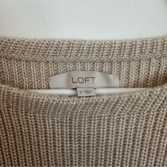 LOFT Ribbed Knit Sweater - Picture 3 of 4